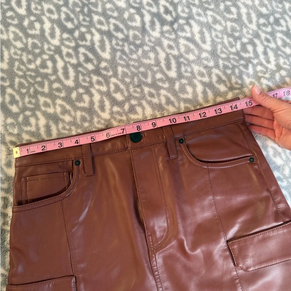 Hudson Brown Cargo Mini Skirt